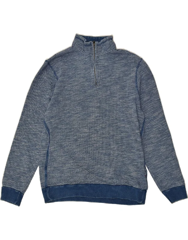 WHITE STUFF Womens Zip Neck Sweatshirt Jumper UK 14 Medium Navy Blue Hoodie with Crew Neck Simple Timeless WHITE STUFF Womens Zip Neck Sweatshirt Jumper UK 14 Medium Navy Blue Hoodie with Crew Neck Simple Timeless