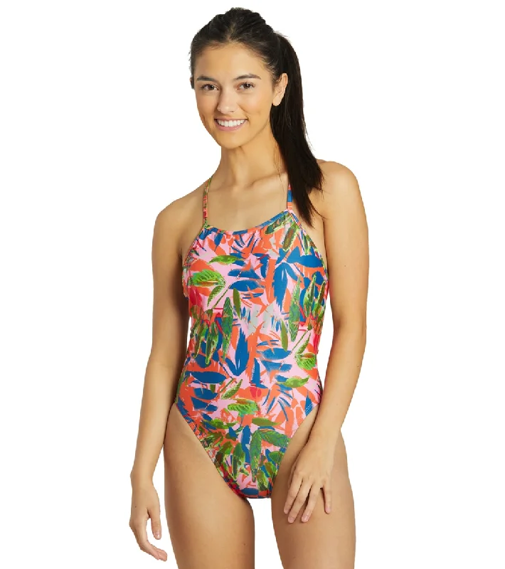 JOLYN Women's Jackson 4 Retreat One Piece Swimsuit Retreat Elegant Swim Dress
