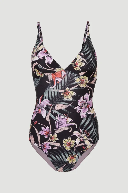 LADIES SUNSET SWIMSUIT Fun Pattern Swimsuit