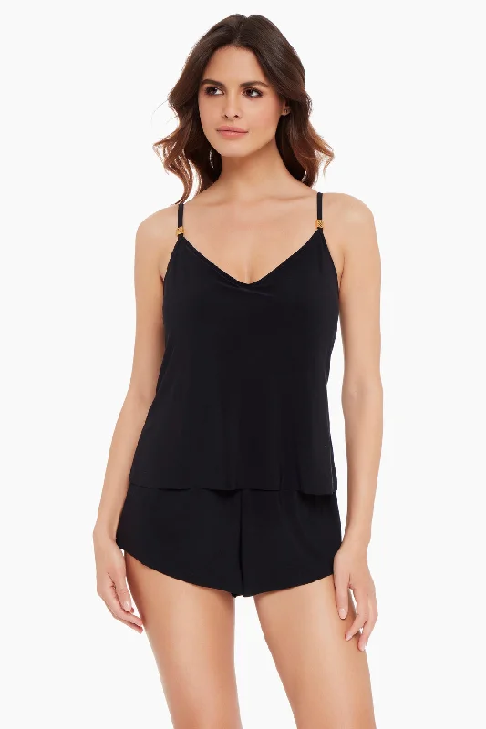 Mila One Piece Romper Swimsuit Halter Neck Swimsuit