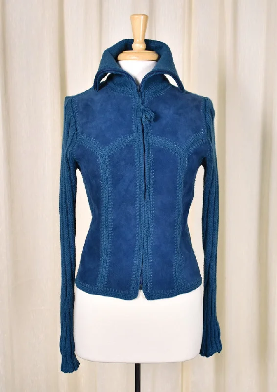 1970s Vintage Blue Patchwork Jacket Herringbone Jacket Houndstooth Jacket Plaid Jacket 1970s Vintage Blue Patchwork Jacket Herringbone Jacket Houndstooth Jacket Plaid Jacket