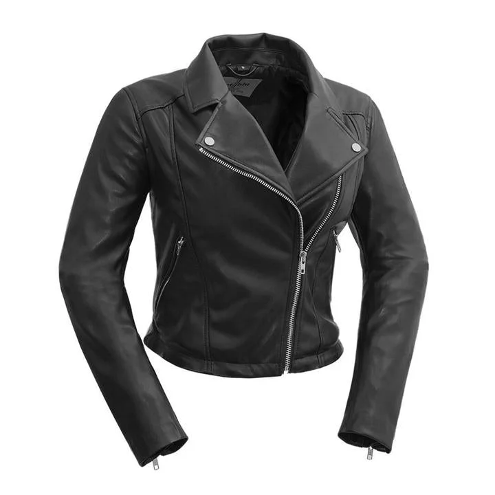 FATALE - WOMEN'S VEGAN LEATHER JACKET Wool Jacket Cashmere Jacket Tweed Jacket