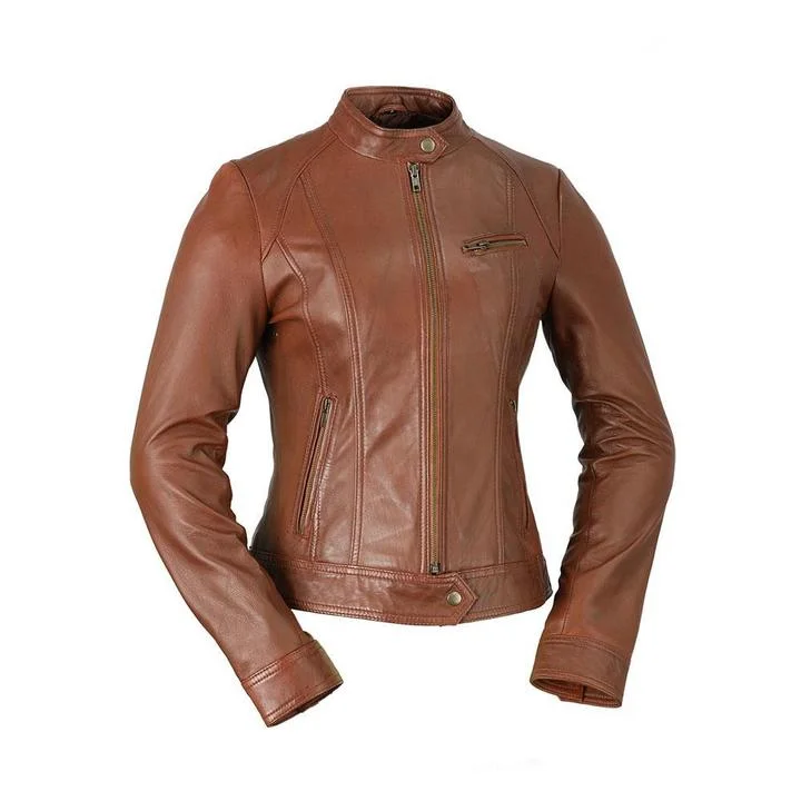 FAVORITE - WOMEN'S LEATHER JACKET Fitted Jacket Loose Jacket Oversized Jacket