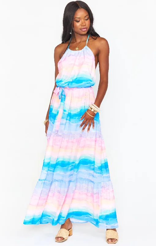 Isabella Maxi Dress ~ MUmaid Waves Fashionable High-Waist Maxi Dress