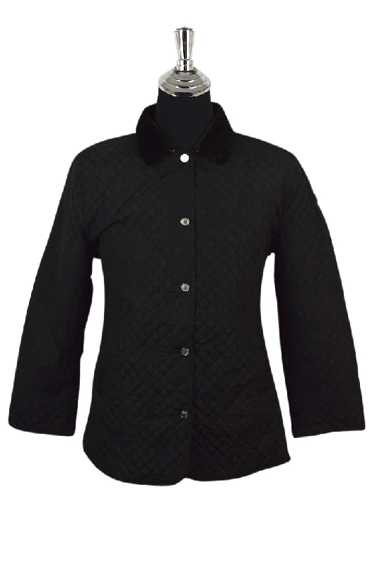 Burberry Brand Quilted Jacket Satin Jacket Silk Jacket Chiffon Jacket