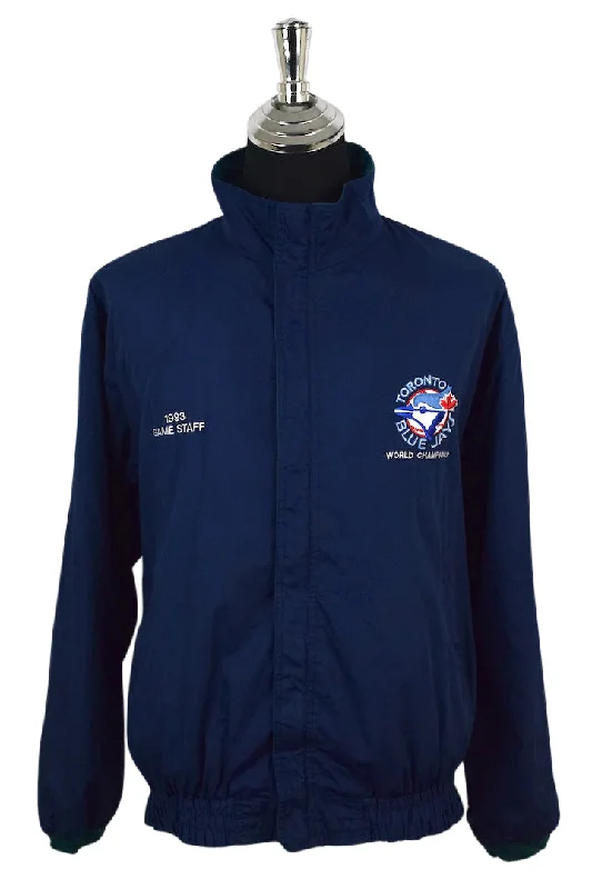 1993 Toronto Blue Jays MLB Spray Jacket Plaid Jacket Tartan Jacket Houndstooth Jacket 1993 Toronto Blue Jays MLB Spray Jacket Plaid Jacket Tartan Jacket Houndstooth Jacket