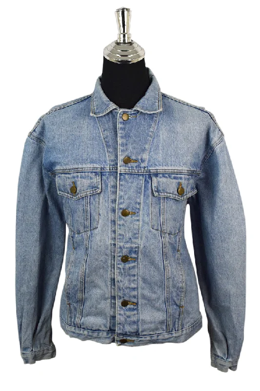 Hard Rock Cafe Brand Denim Jacket Bomber Jacket Anorak Windbreaker