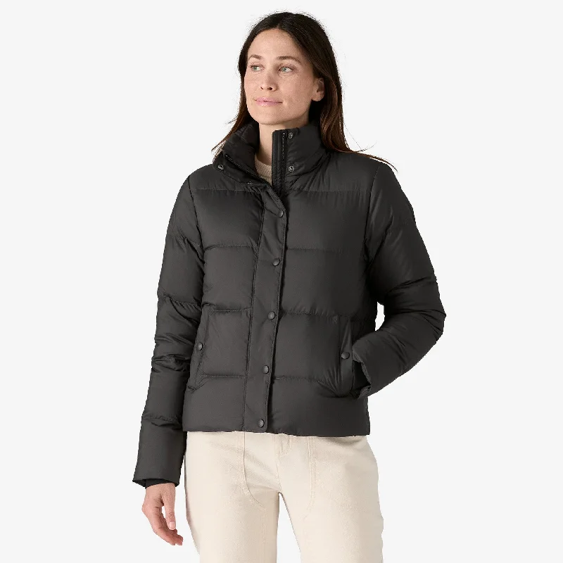 Patagonia Women's Silent Down Jacket - BLACK Fleece Fabric Down Fabric Feather Fabric Patagonia Women's Silent Down Jacket - BLACK Fleece Fabric Down Fabric Feather Fabric
