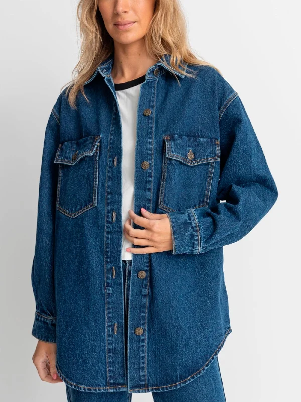 Oversized Denim Jacket Fitted Jacket Loose Jacket Oversized Jacket