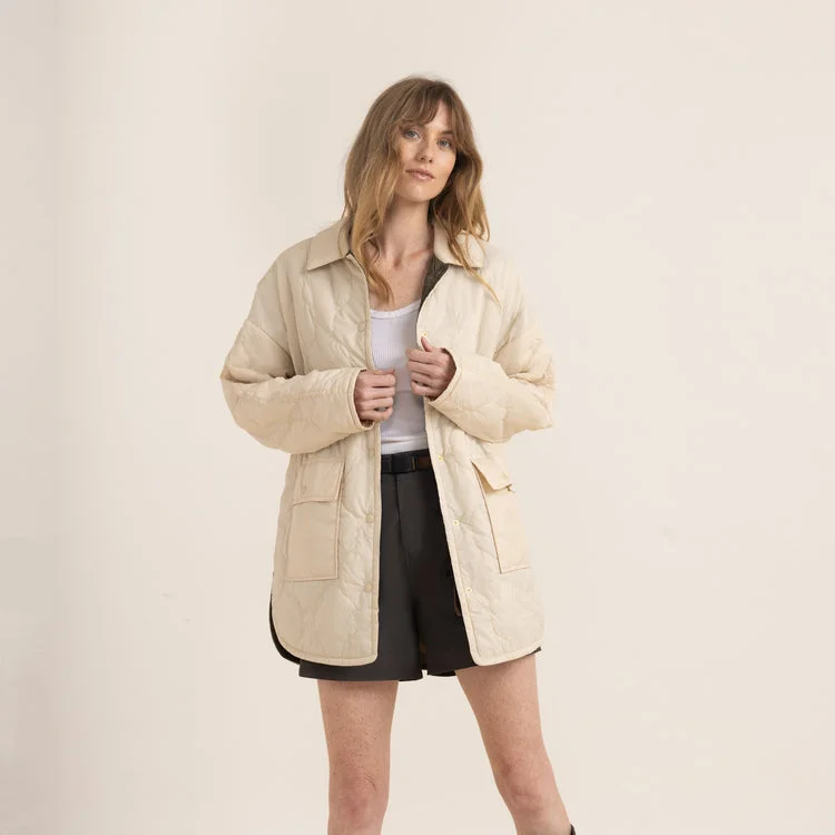 Roark Safe Camp Jacket - CREMA Lace Jacket Ribbed Jacket Sequined Jacket