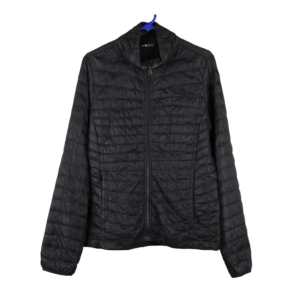 The North Face Jacket - Large Black Polyester Hoodie Zip-Up Jacket Button-Up Jacket