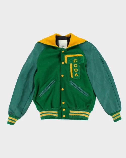 Vintage 70's Women's Embroidered Varsity Jacket - S Front Pockets Side Pockets Patch Pockets Vintage 70's Women's Embroidered Varsity Jacket - S Front Pockets Side Pockets Patch Pockets
