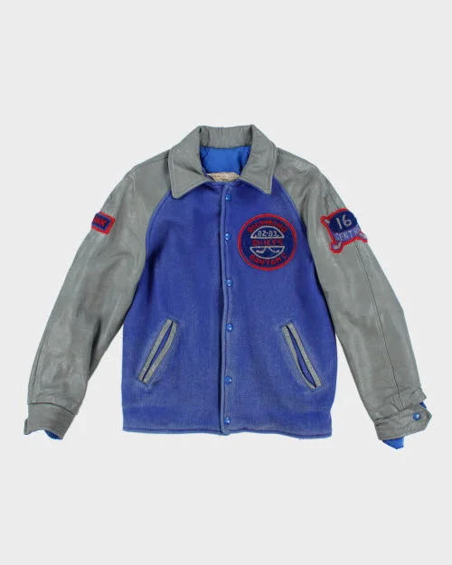 Vintage 80's Richmond Chiefs Embroidered Hockey Varsity Jacket - M Herringbone Jacket Houndstooth Jacket Plaid Jacket Vintage 80's Richmond Chiefs Embroidered Hockey Varsity Jacket - M Herringbone Jacket Houndstooth Jacket Plaid Jacket