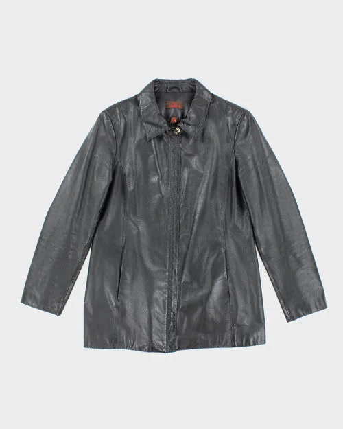 Vintage Women's Danier Leather Zip Up Jacket - M Faux Fur Fabric Real Fur Fabric Shearling Fabric Vintage Women's Danier Leather Zip Up Jacket - M Faux Fur Fabric Real Fur Fabric Shearling Fabric