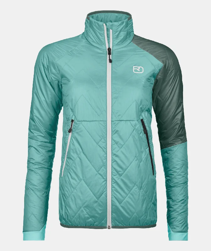 Women's Swisswool Piz Vial Jacket Welt Pockets Slit Pockets Flap Pockets