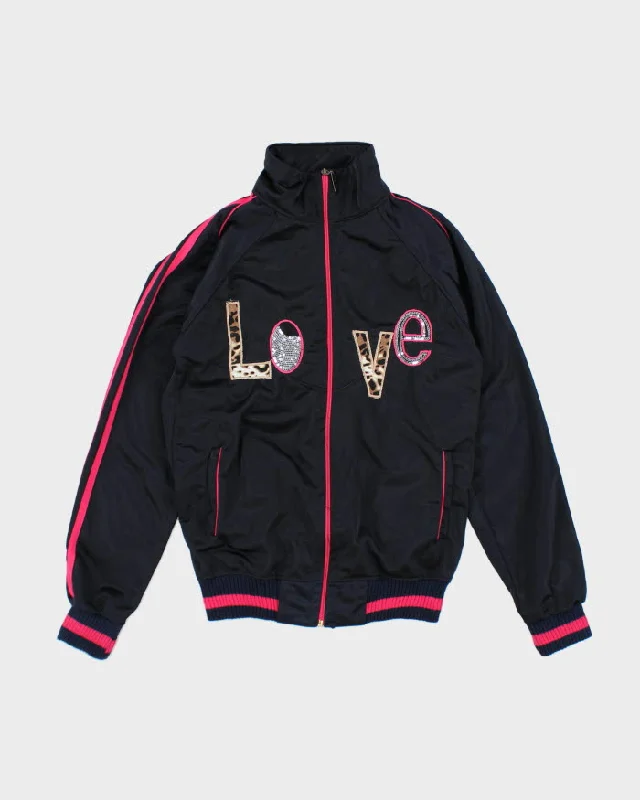 Y2k 00s Love Track Jacket - S Wool Jacket Cashmere Jacket Tweed Jacket