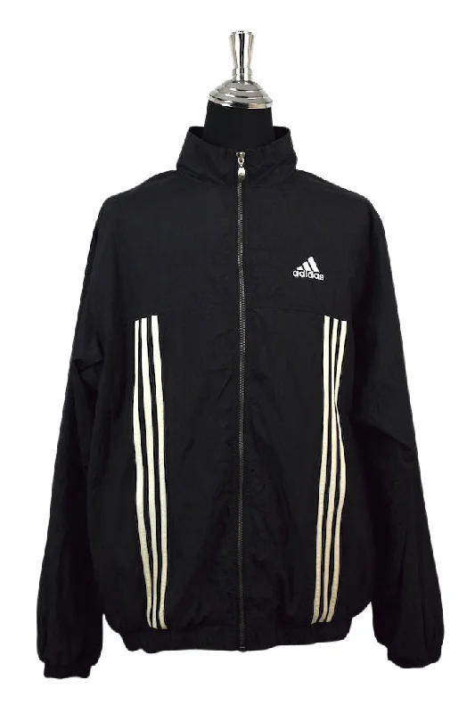 Adidas Brand Spray Jacket Stand-Up Collar Roll-Neck Collar Turtle Neck