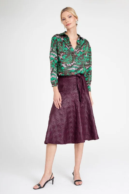 Allas Skirt – Merlot modal blend skirt