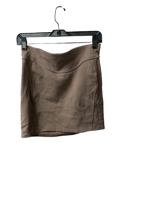 Athletic Skirt By Alo In Brown, Size: M breathable skirt fabric