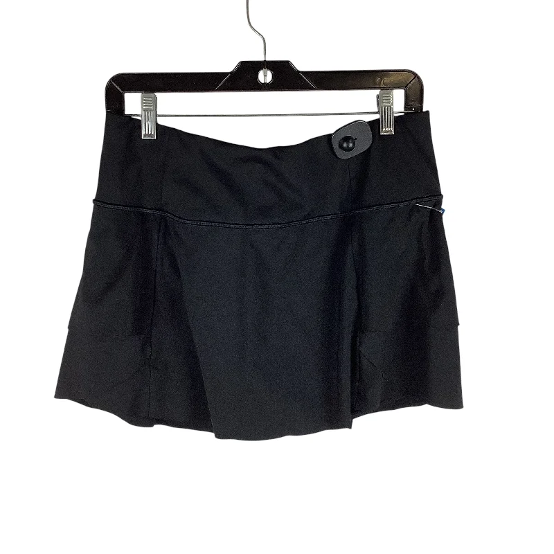 Athletic Skirt By Athleta In Black, Size: M elastic waist skirt