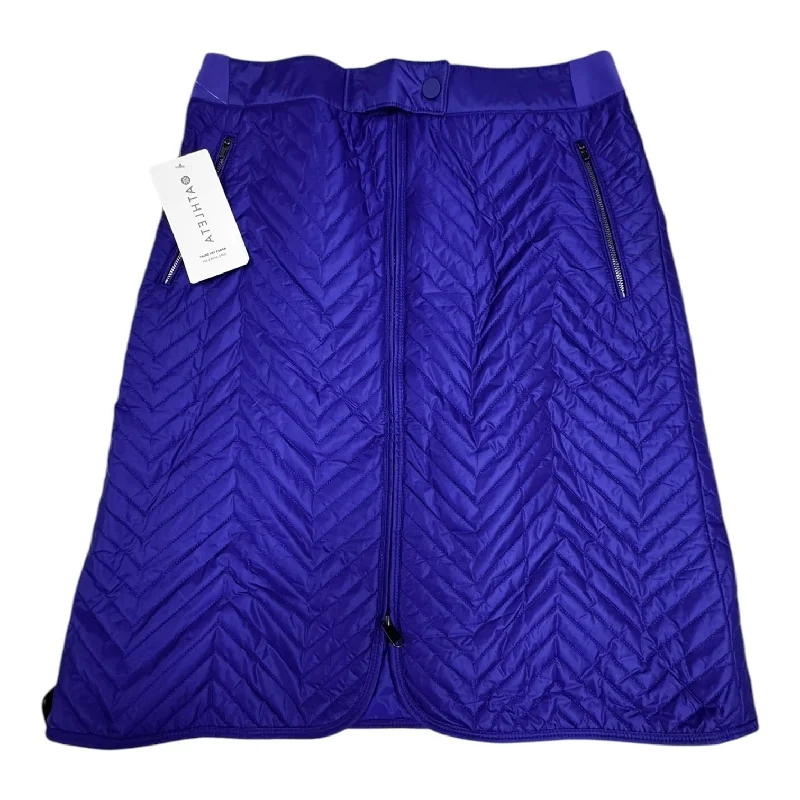 Athletic Skirt By Athleta In Blue, Size: 10 cashmere skirt rich