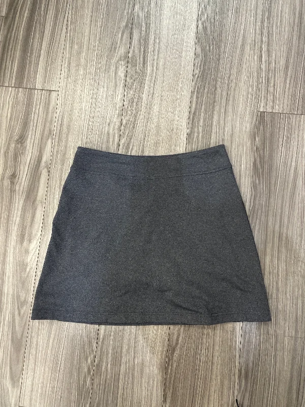 Athletic Skirt By Athleta In Grey, Size: M linen skirt natural