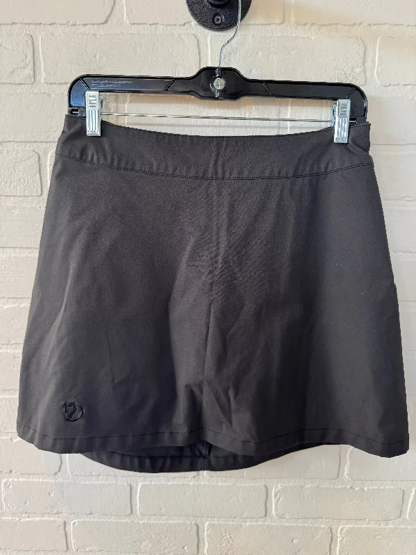 Athletic Skirt By Fjall Raven In Grey, Size: 0 silk skirt sleek