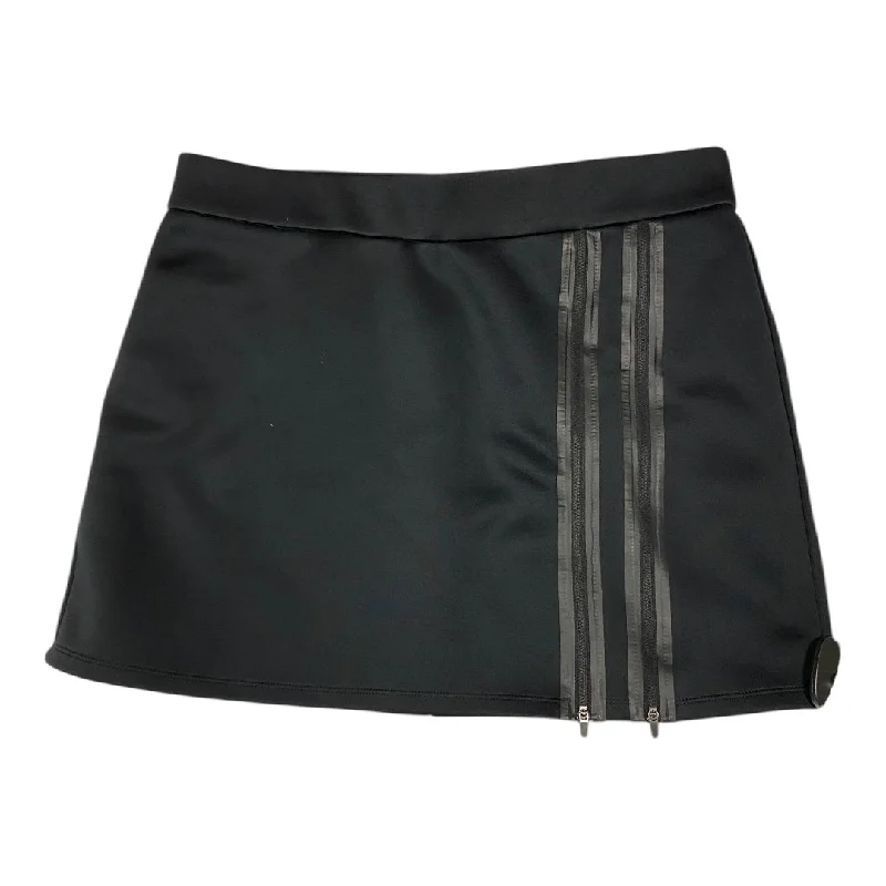 Athletic Skirt By Fabletics In Black, Size: L asymmetrical skirt cut