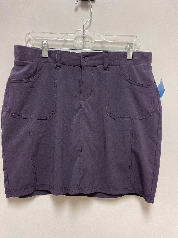 Athletic Skirt By Lee In Purple, Size: 8 leather skirt sleek