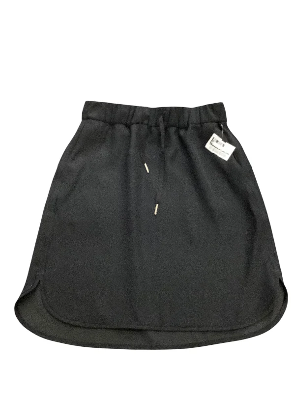 Athletic Skirt By lululemon Black, Size: M asymmetrical skirt cut