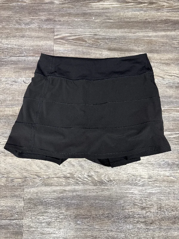 Athletic Skirt By Lululemon In Black, Size: 6 velvet skirt sumptuous