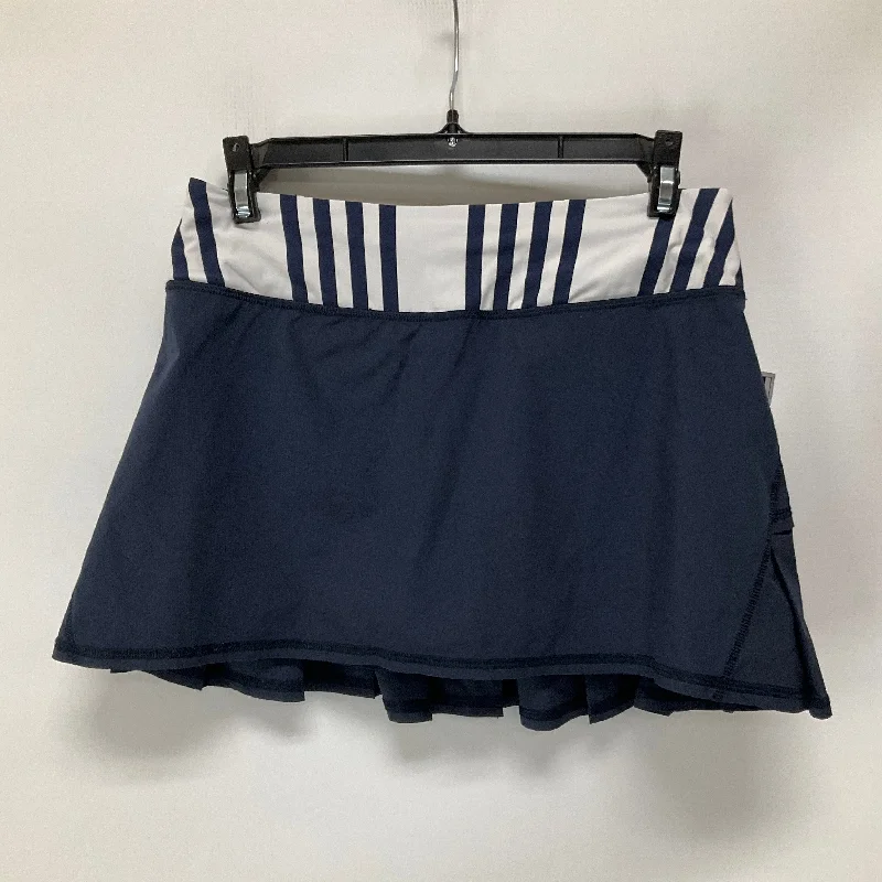 Athletic Skirt By Lululemon In Navy, Size: 4 velvet skirt plush