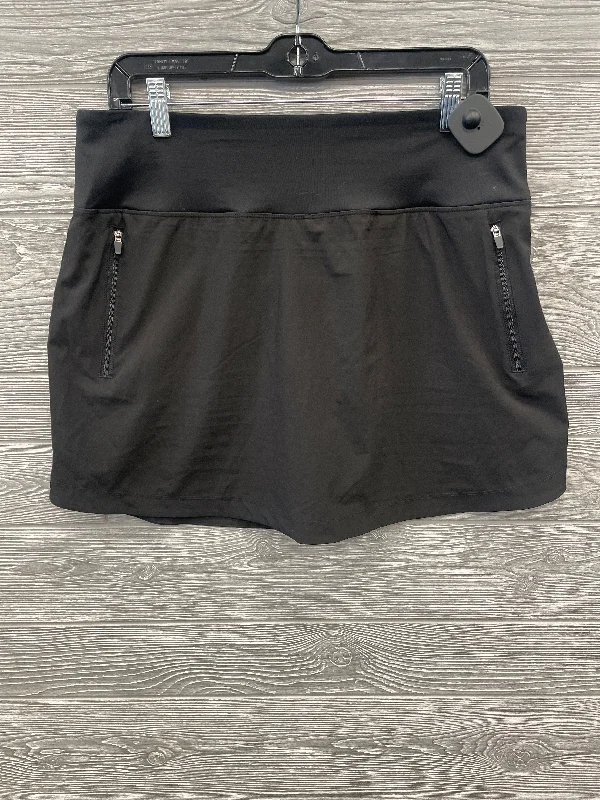 Athletic Skirt By Mta Pro In Black, Size: L linen skirt natural