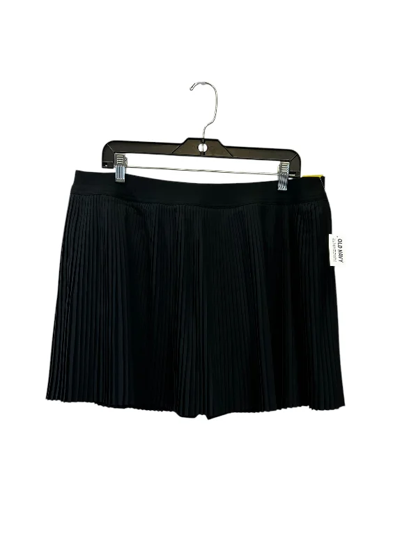 Athletic Skirt By Old Navy In Black, Size: Xl linen skirt airy