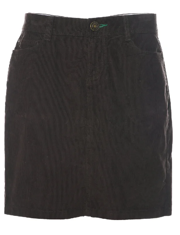 Corduroy Tommy Hilfiger Midi Skirt - M lightweight skirt design