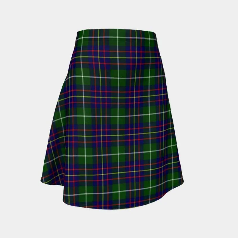 Inglis Modern Tartan Flared Skirt linen skirt airy